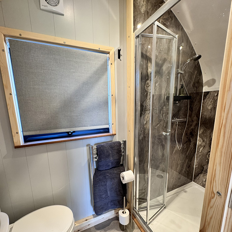 IMG_5235 Interior view of the en-suite bathroom in Honey Pod
